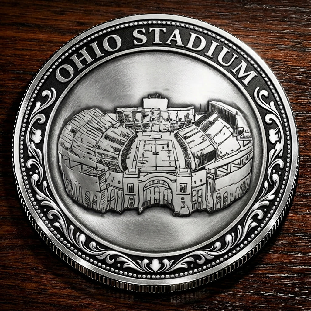 Custom Stadium Commemorative Coin Ohio Stadium - Ohio State Buckeyes football, College Football Commemorative Coin