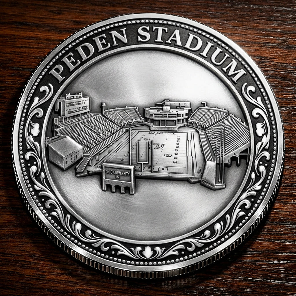 Custom Stadium Commemorative Coin Peden Stadium - Ohio Bobcats football, College Football Commemorative Coin