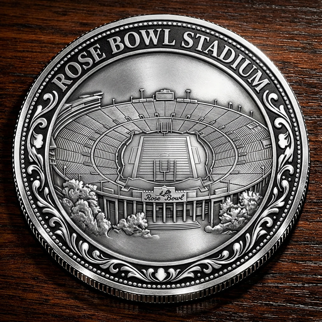 Custom Stadium Commemorative Coin Rose Bowl Stadium - UCLA Bruins football, College Football Commemorative Coin