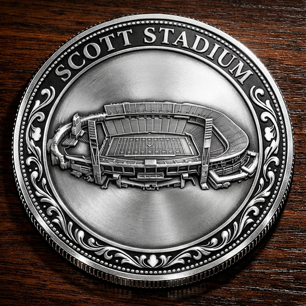 Custom Stadium Commemorative Coin Scott Stadium - Virginia Cavaliers football, College Football Commemorative Coin