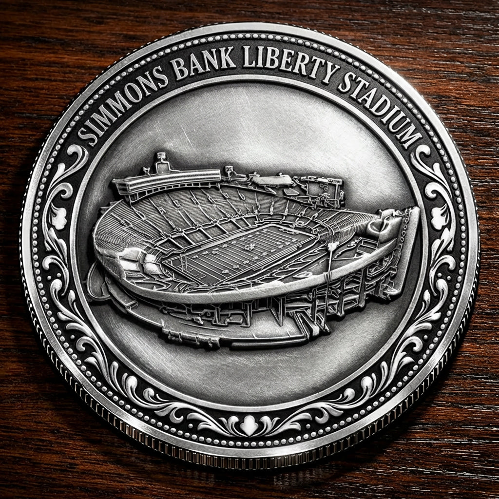 Custom Stadium Commemorative Coin Simmons Bank Liberty Stadium - Memphis Tigers football, College Football Commemorative Coin