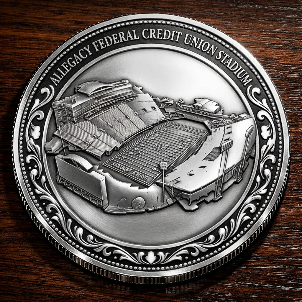 Custom Stadium Commemorative Coin Allegiance Federal Credit Union Stadium - Middle Tennessee Blue Raiders football Commemorative Coin