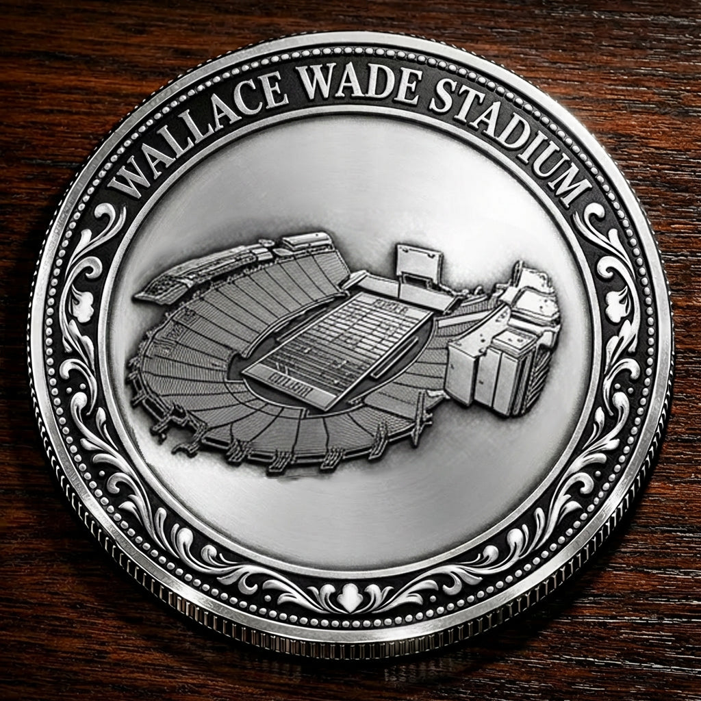 Custom Stadium Commemorative Coin Wallace Wade Stadium - Duke Blue Devils football, College Football Commemorative Coin