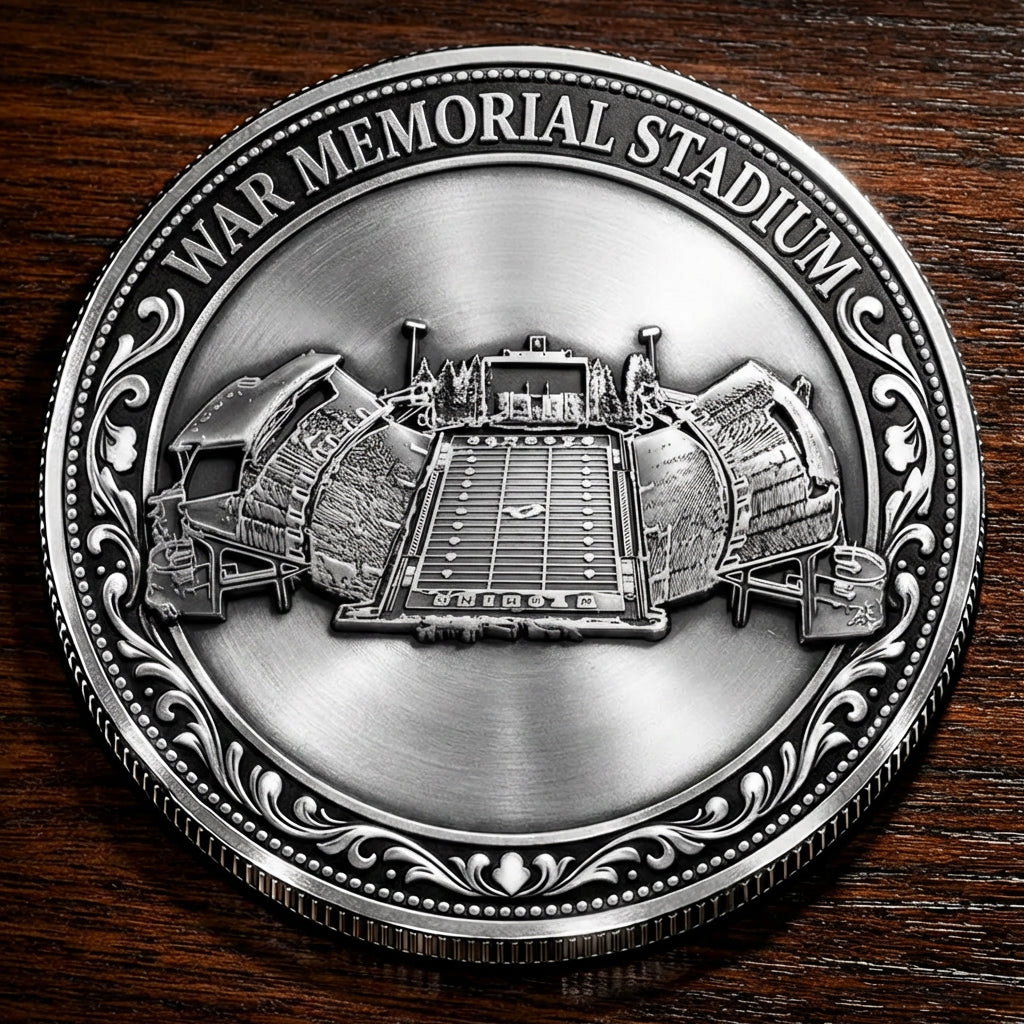 Custom Stadium Commemorative Coin War Memorial Stadium - Wyoming Cowboys football, College Football Commemorative Coin