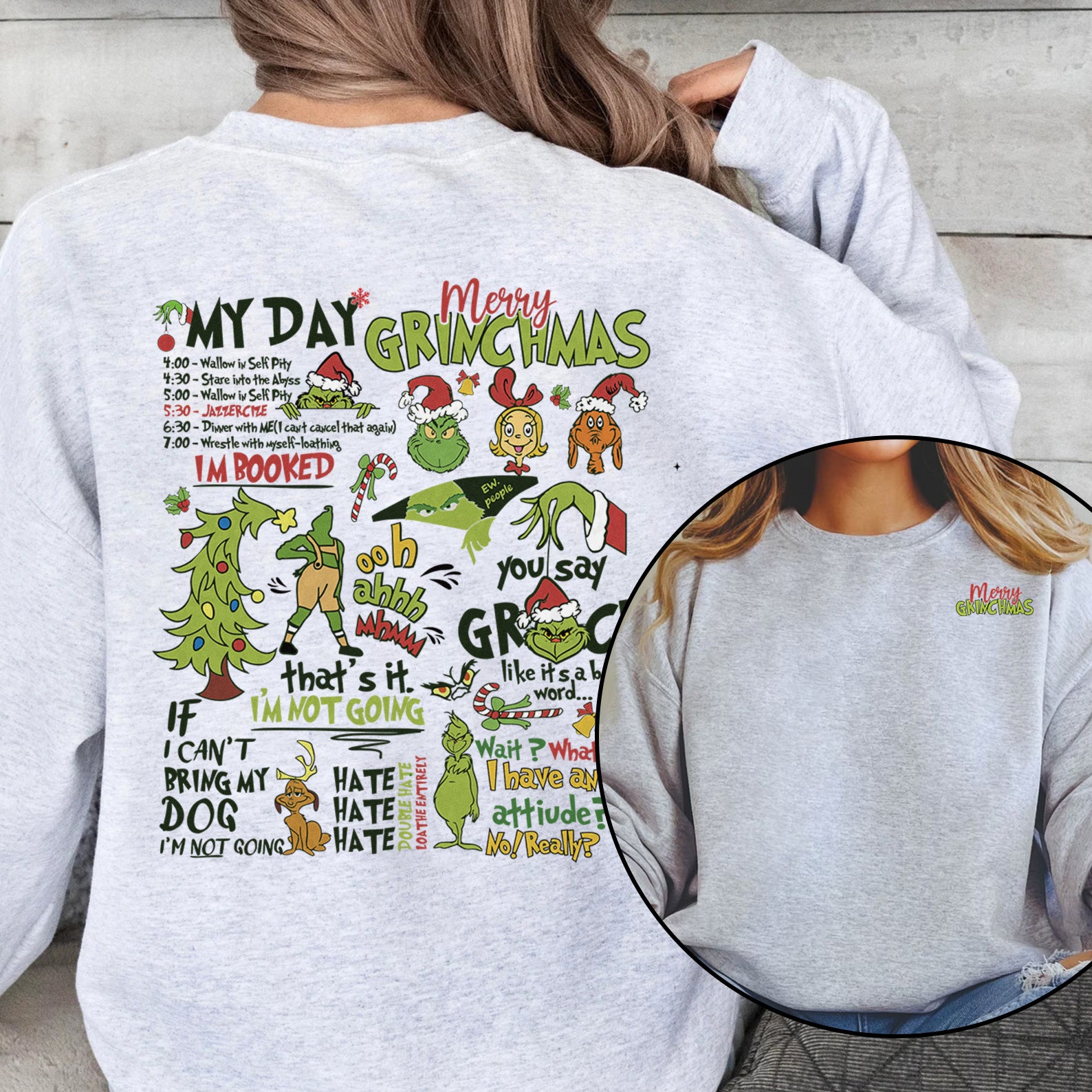 Custom My Day Merry Christmas Sweatshirt | Christmas Gifts