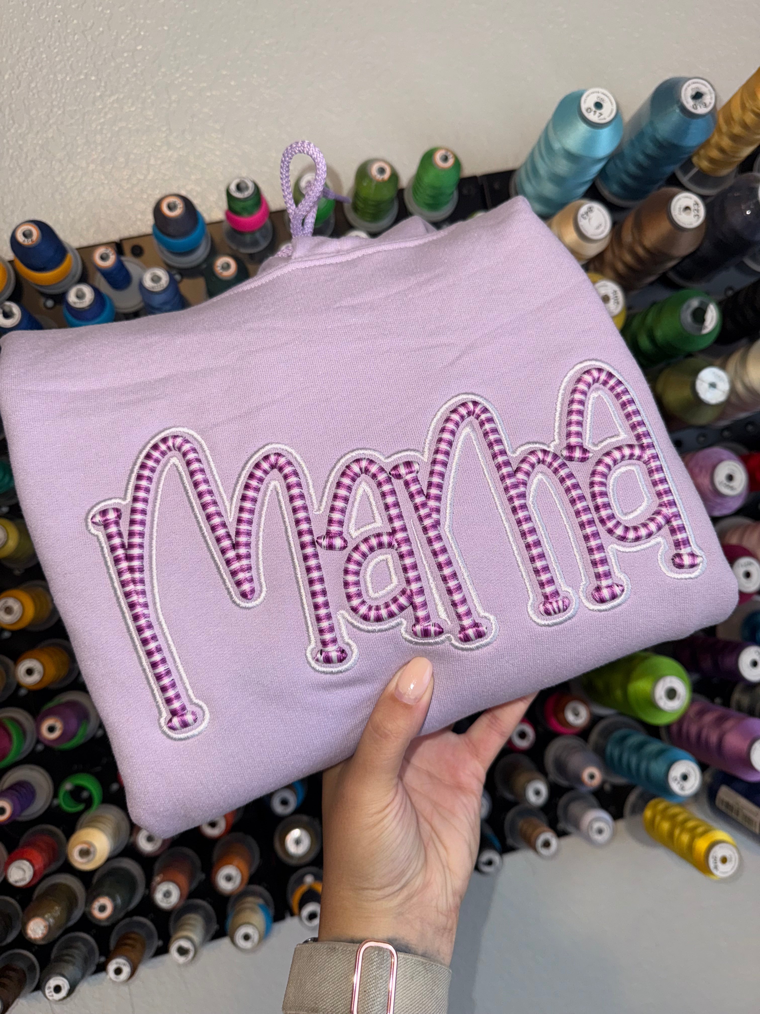 MAMA PUFF | Mother's Day Puff Embroidery Sweatshirt | Mother's Day Gift