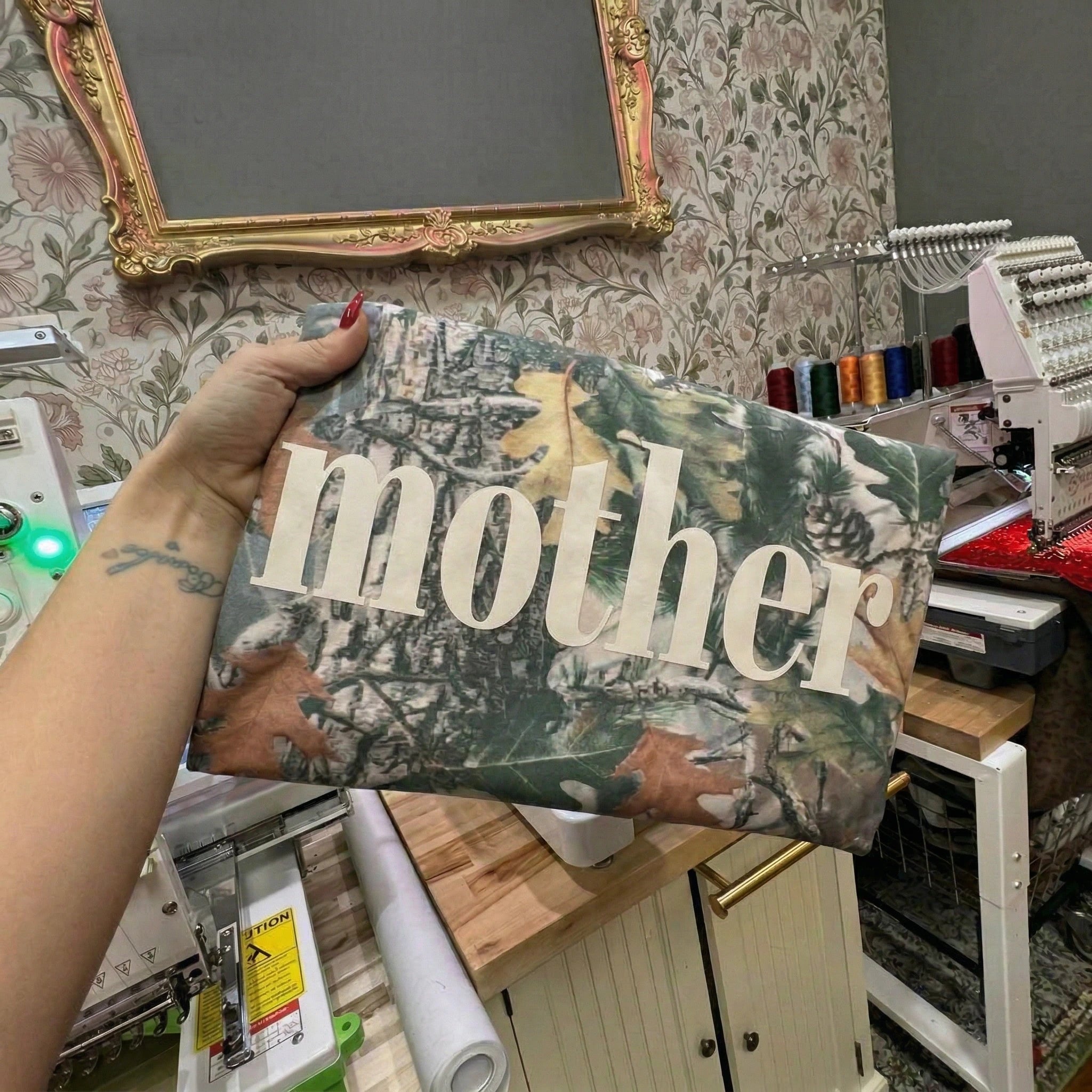 Custom MOTHER Camo Sweatshirt-Mother's Day Gift