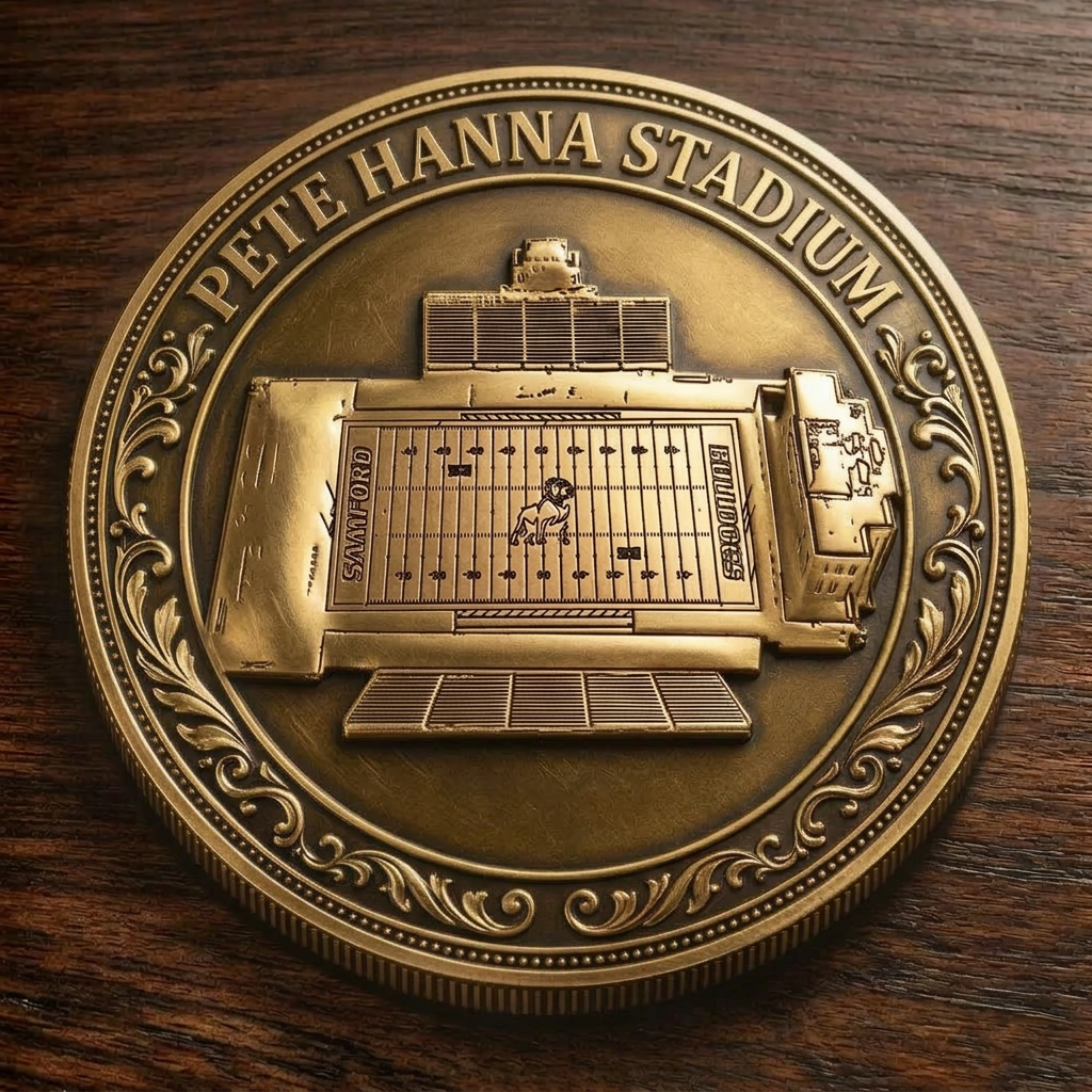 Custom Stadium Commemorative Coin Seibert Stadium - Samford Bulldogs football, College Football Commemorative Coin