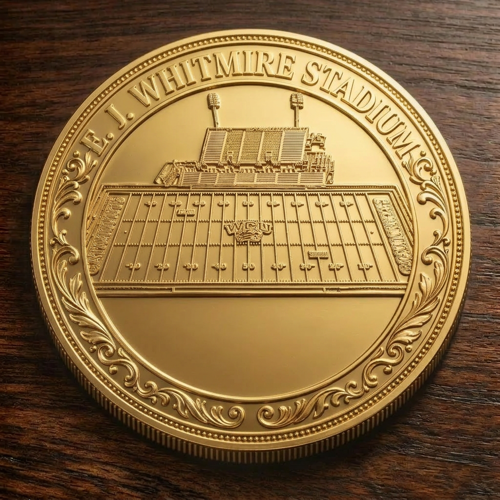 Custom Stadium Commemorative Coin E. J. Whitmire Stadium - Western Carolina Catamounts football, College Football Commemorative Coin