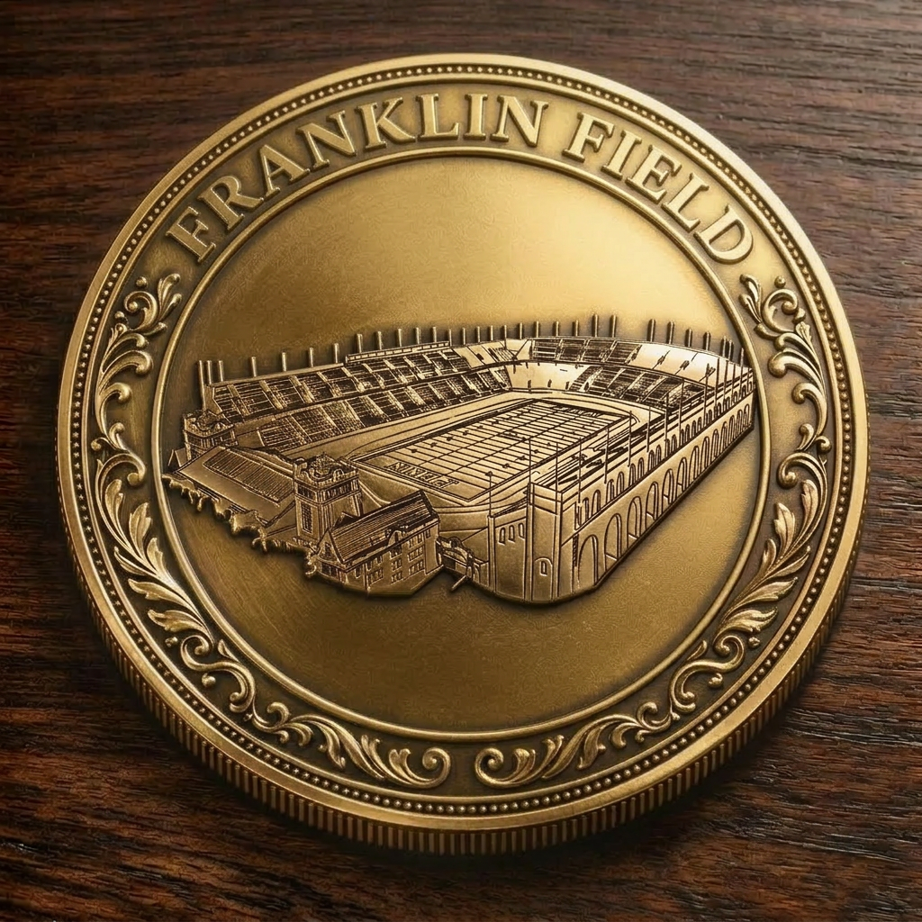Custom Stadium Commemorative Coin Franklin Field - Penn Quakers football, College Football Commemorative Coin