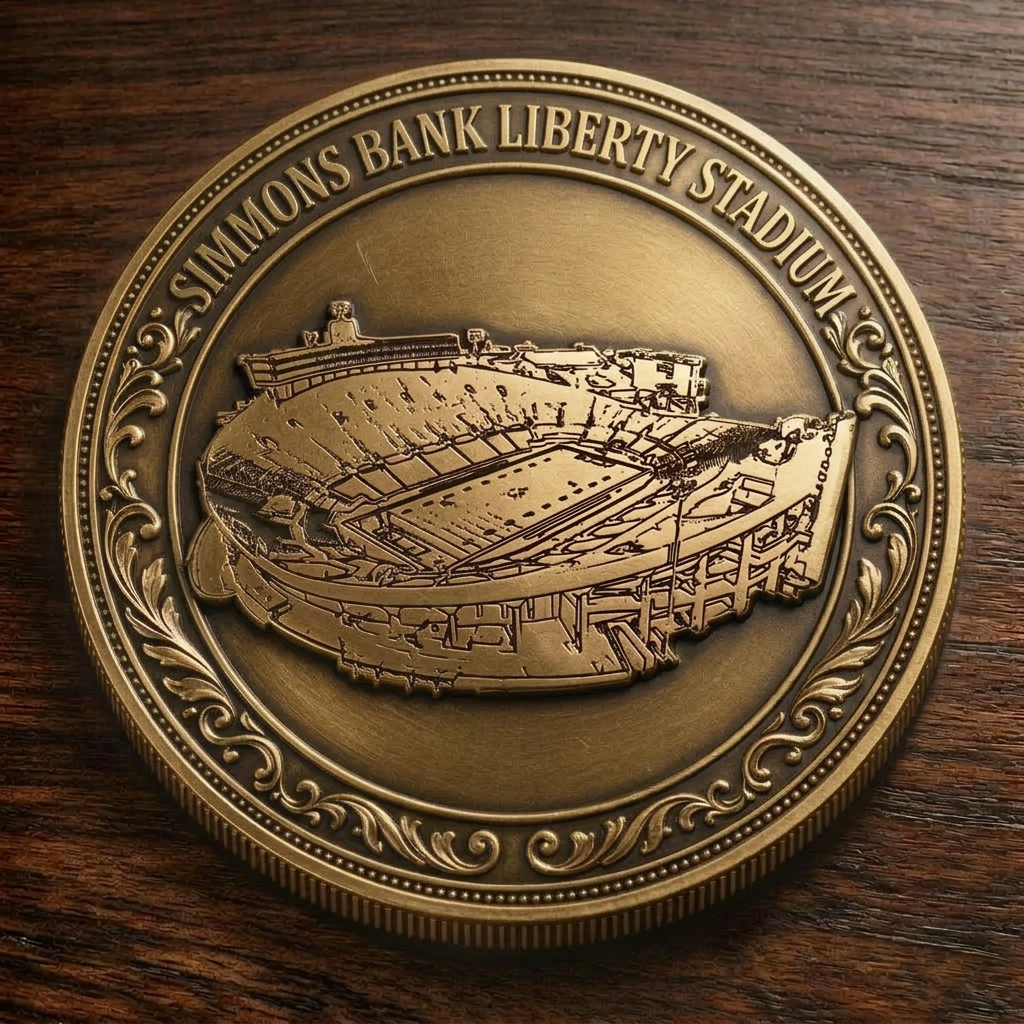 Custom Stadium Commemorative Coin Simmons Bank Liberty Stadium - Memphis Tigers football, College Football Commemorative Coin