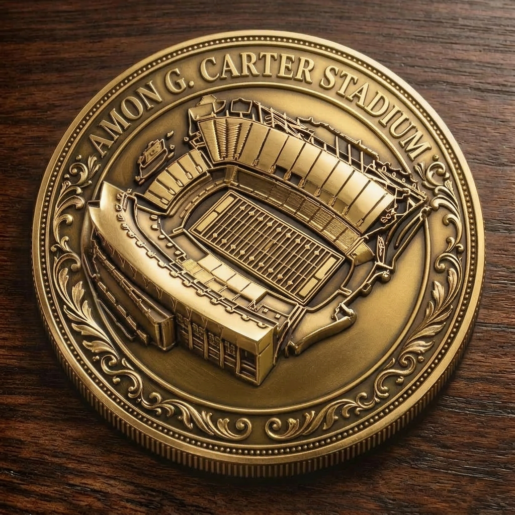 Custom Stadium Commemorative Coin Amon G. Carter Stadium - TCU Horned Frogs football, College Football Commemorative Coin