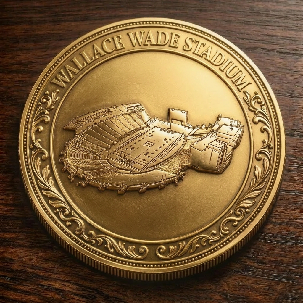 Custom Stadium Commemorative Coin Wallace Wade Stadium - Duke Blue Devils football, College Football Commemorative Coin