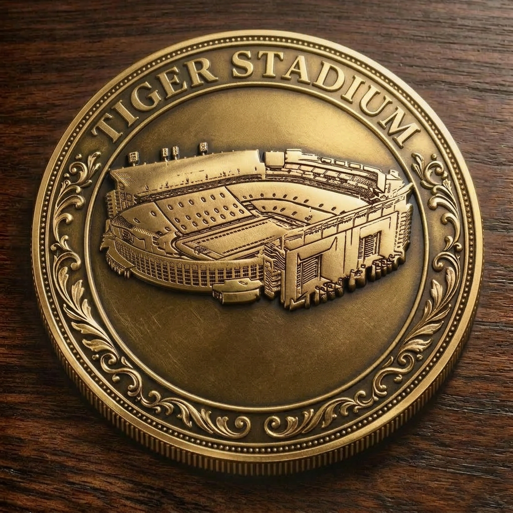 Custom Stadium Commemorative Coin Tiger Stadium - LSU Tigers football, College Football Commemorative Coin