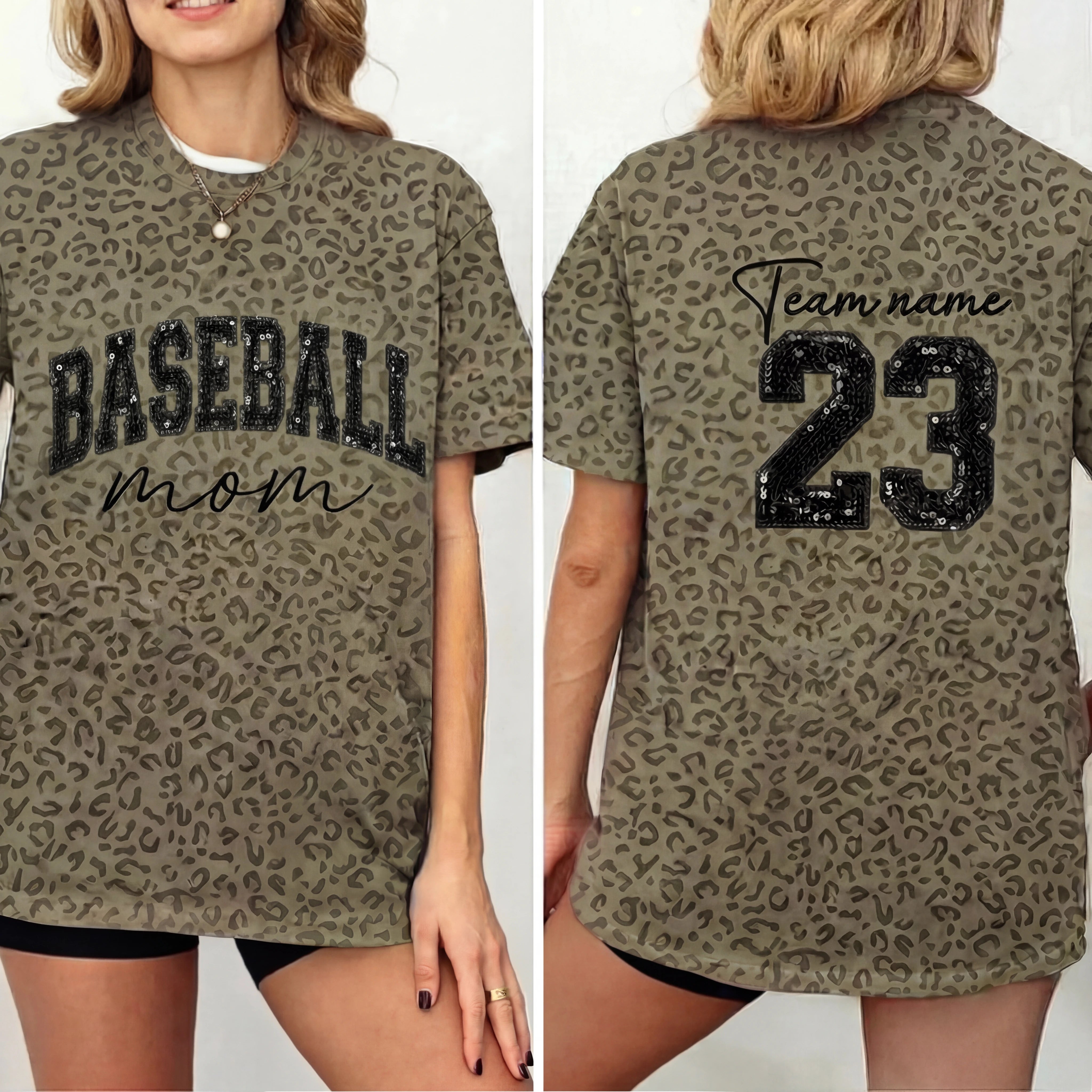Custom Sequin Baseball MAMA Sweatshirt Sports MAMA Sweatshirt – Personalized Glitter Letters Sweatshirt Vintage Style | Gifts for Sports Mom
