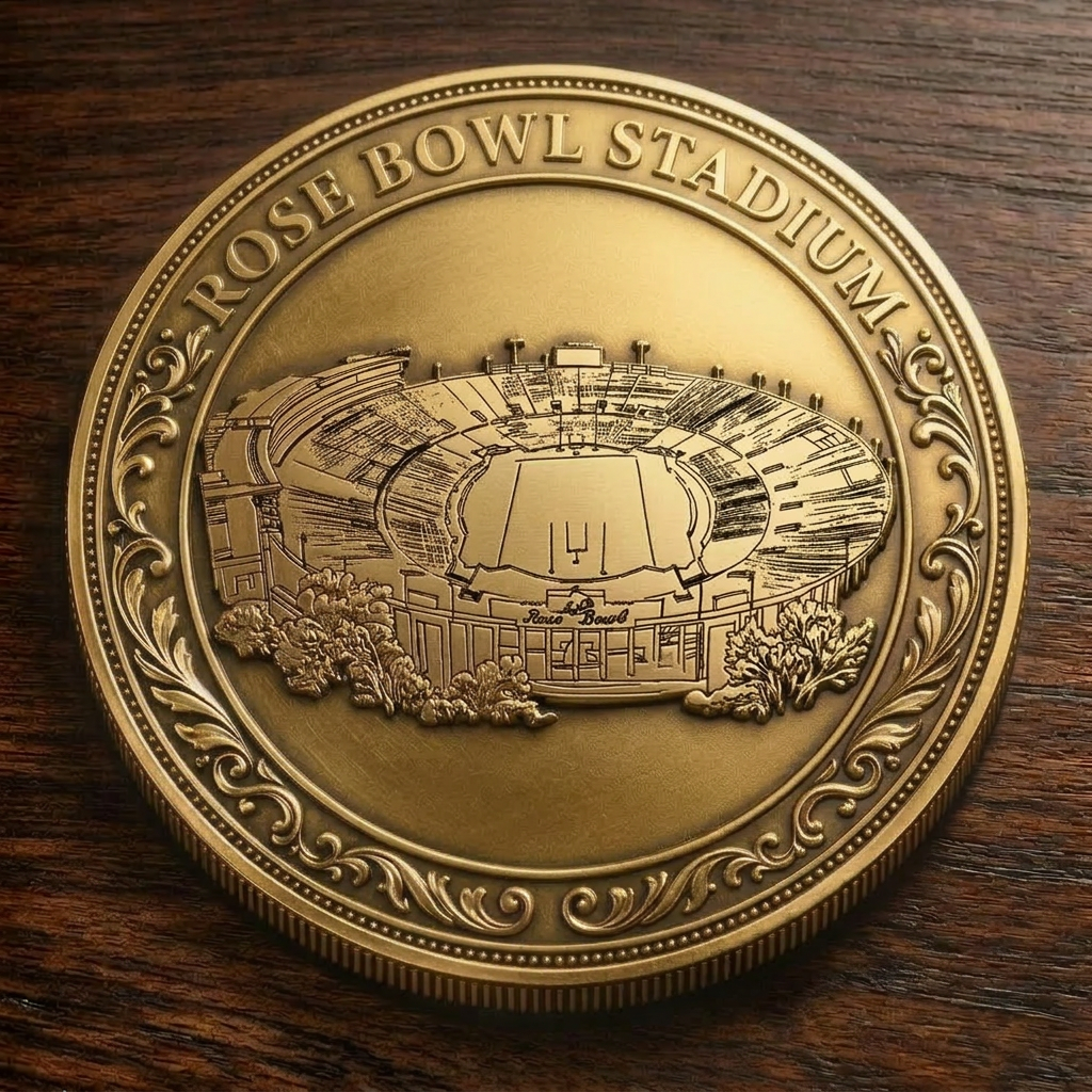 Custom Stadium Commemorative Coin Rose Bowl Stadium - UCLA Bruins football, College Football Commemorative Coin