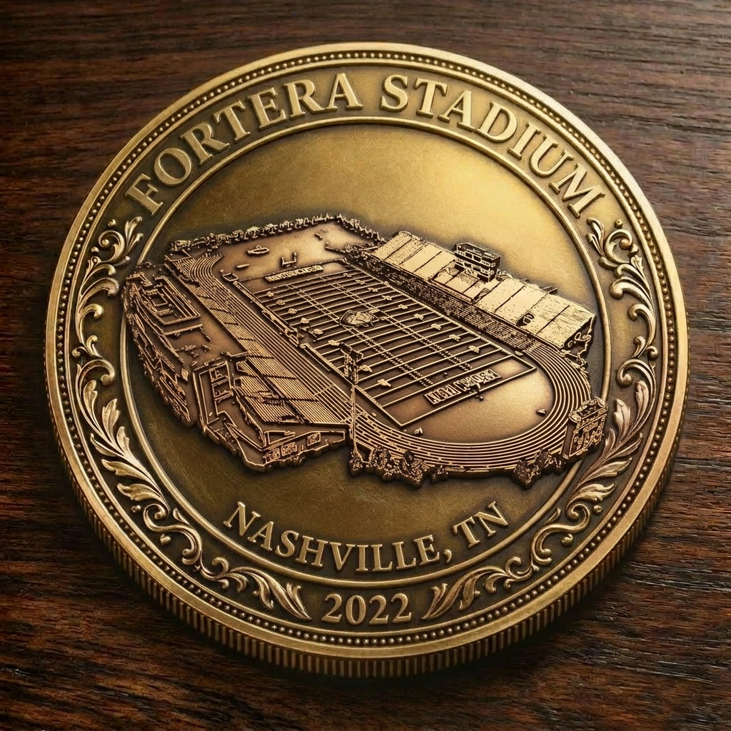 Custom Stadium Commemorative Coin Fortera Stadium - Austin Peay Governors football, College Football Commemorative Coin
