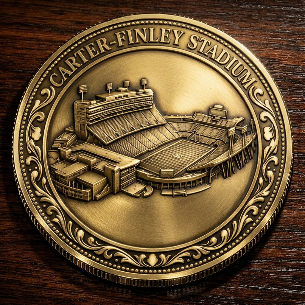 Custom Stadium Commemorative Coin Carter-Finley Stadium - NC State Wolfpack football, College Football Commemorative Coin