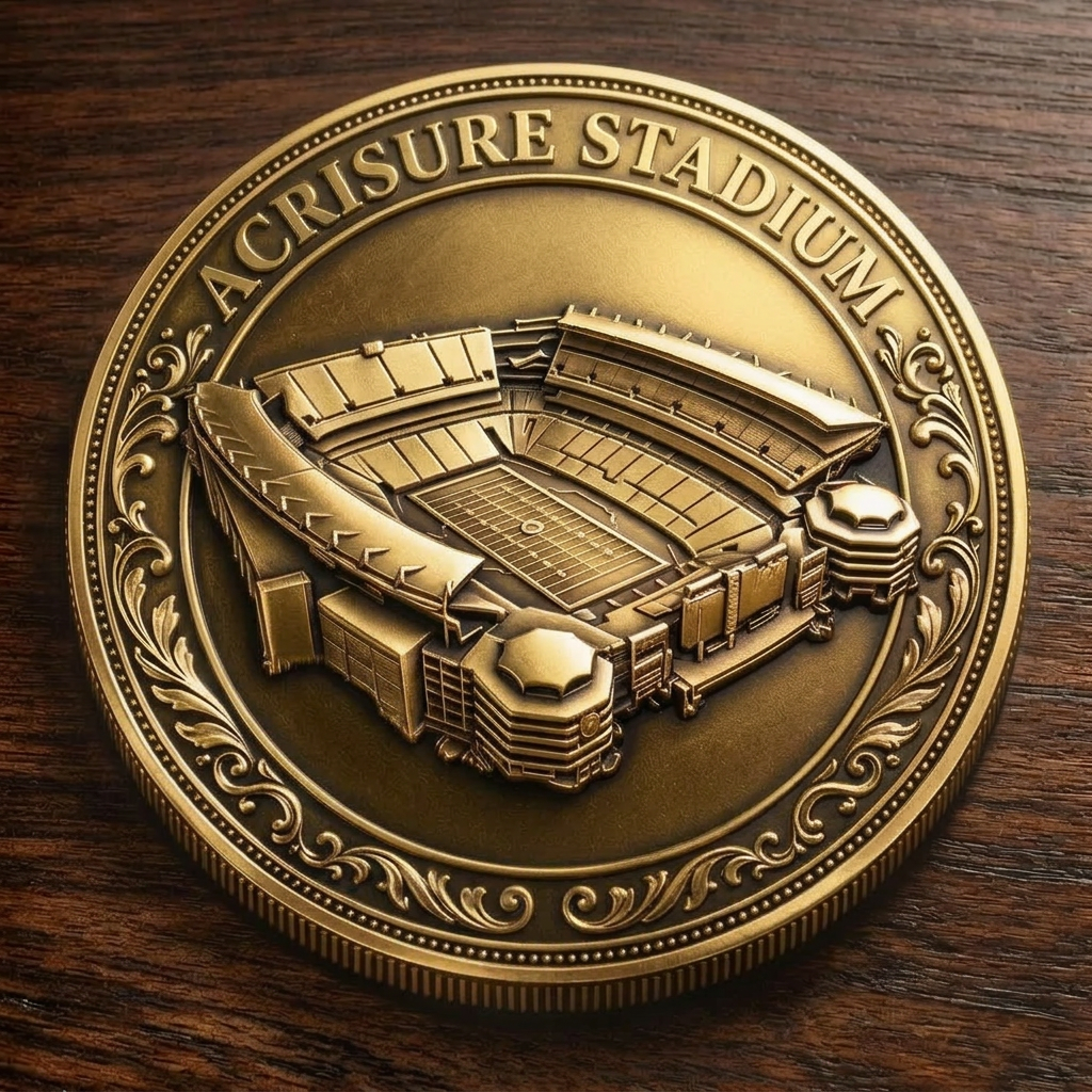 Custom Stadium Commemorative Coin Acrisure Stadium - Pittsburgh Steelers football Commemorative Coin
