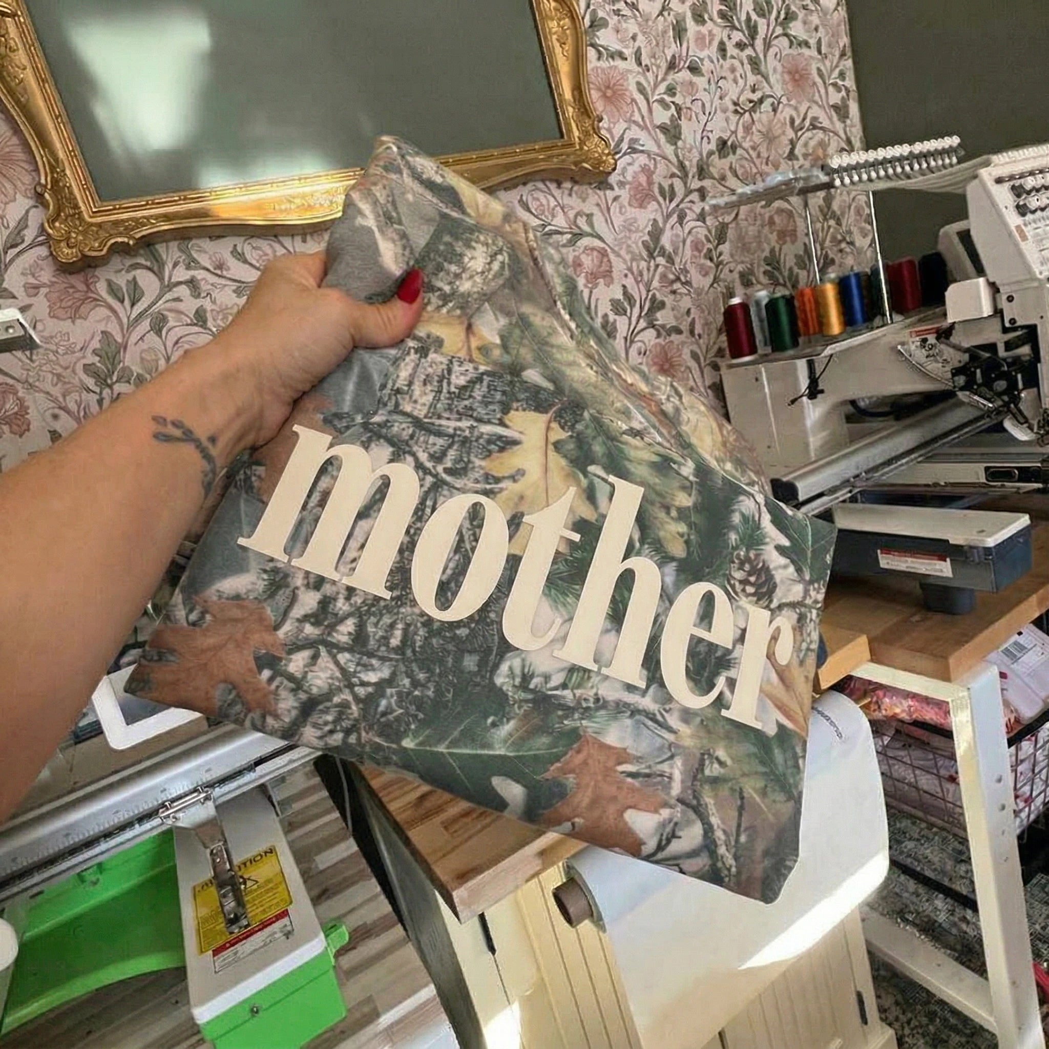 Custom MOTHER Camo Sweatshirt-Mother's Day Gift
