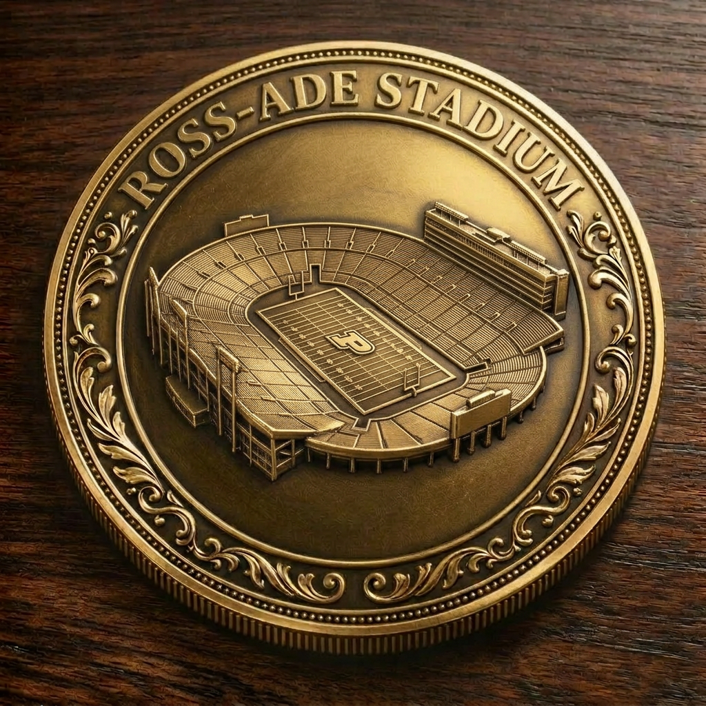 Custom Stadium Commemorative Coin Ross-Ade Stadium - Purdue Boilermakers football, College Football Commemorative Coin