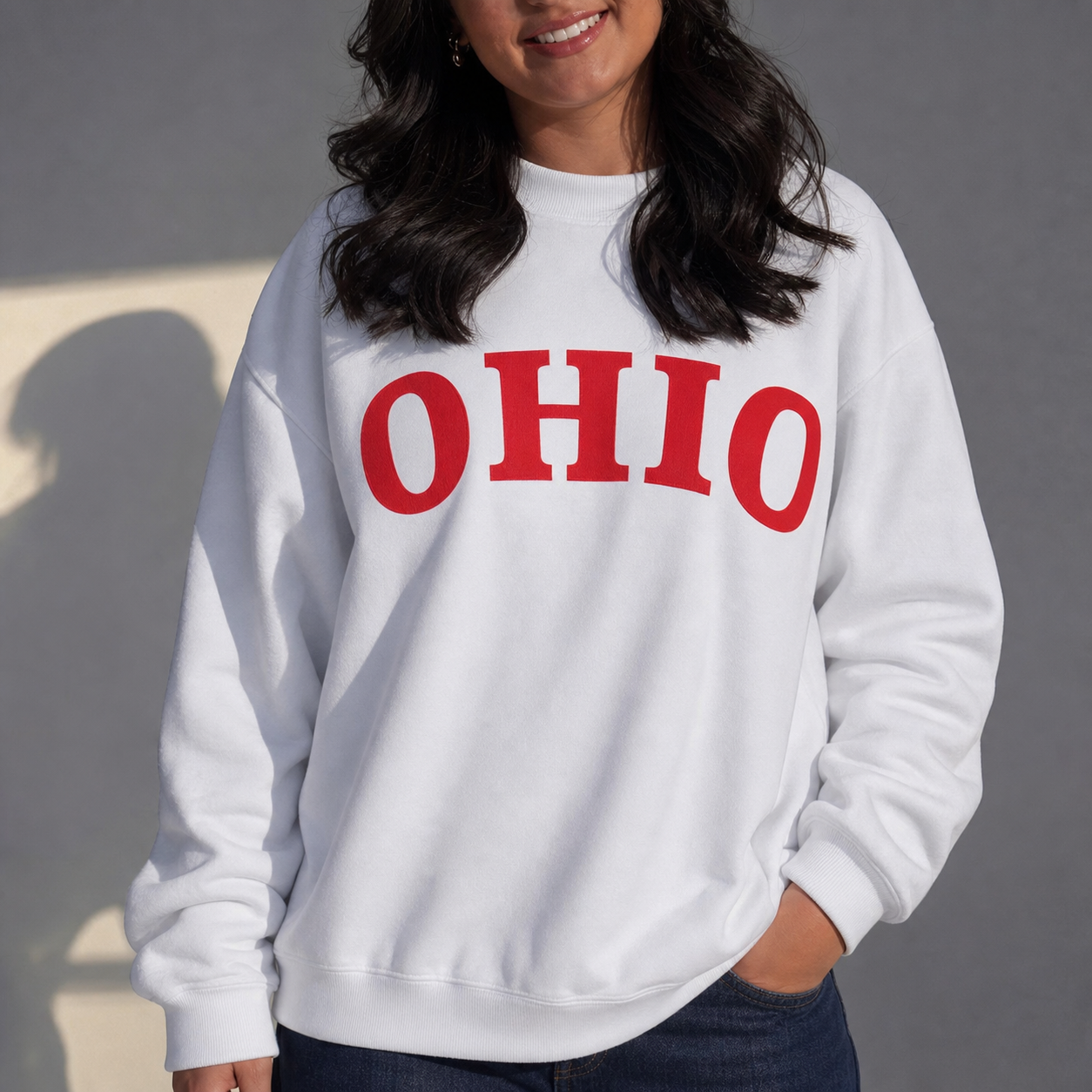 Custom Heat Transfer Print Oversized Polka Dot Mockneck Pullover | Relaxed-Fit Half-Turtleneck with Vintage Dot Pattern
