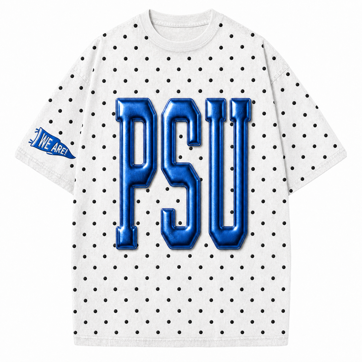 Penn State - College Team Puff Vintage Polka Dot Washed T-Shirt