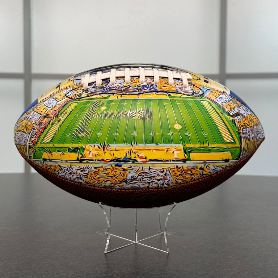 Neyland Stadium Football University Series | Custom Footballs for a College Football Fan