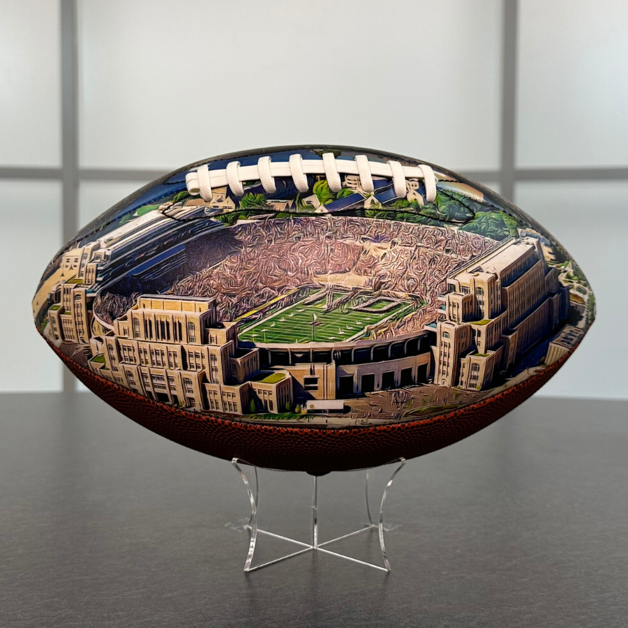Notre Dame Stadium Football University Series | Custom Footballs for a College Football Fan