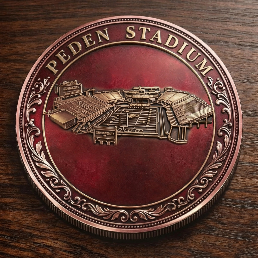 Custom Stadium Commemorative Coin Peden Stadium - Ohio Bobcats football, College Football Commemorative Coin