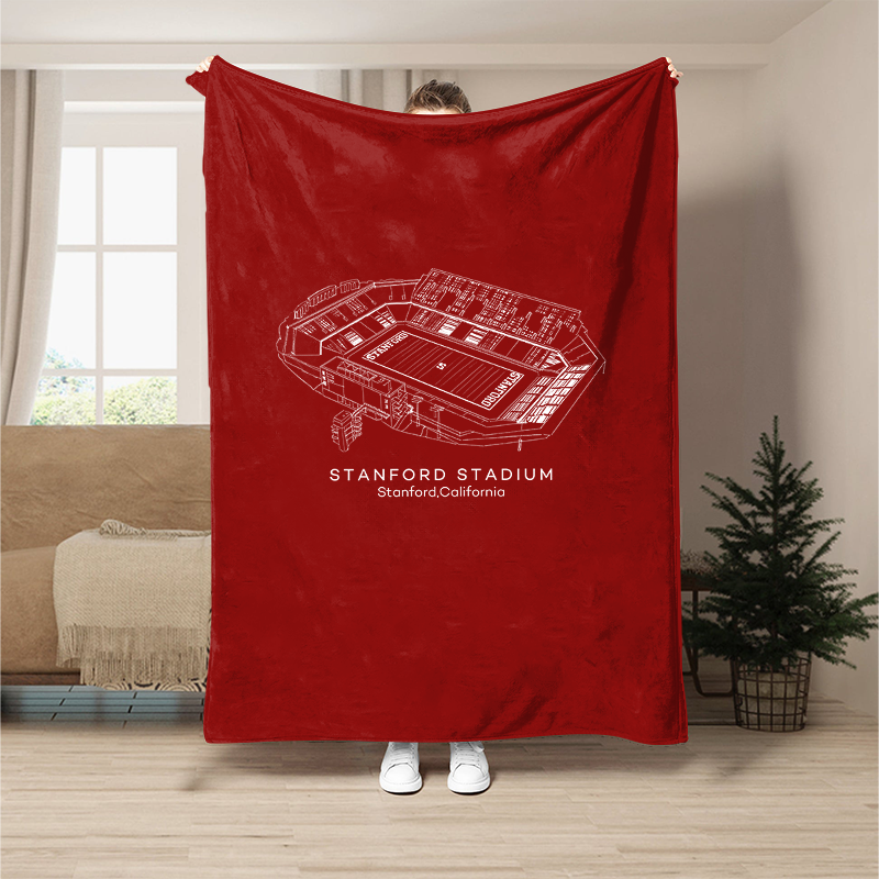 Custom Stadium Blanket Stanford Stadium-Stanford Cardinal football,College Football Blanket