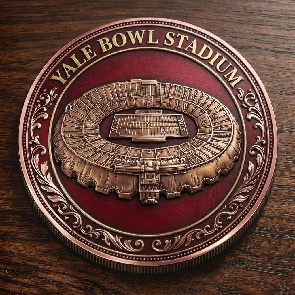 Custom Stadium Commemorative Coin Yale Bowl - Yale Bulldogs football, College Football Commemorative Coin