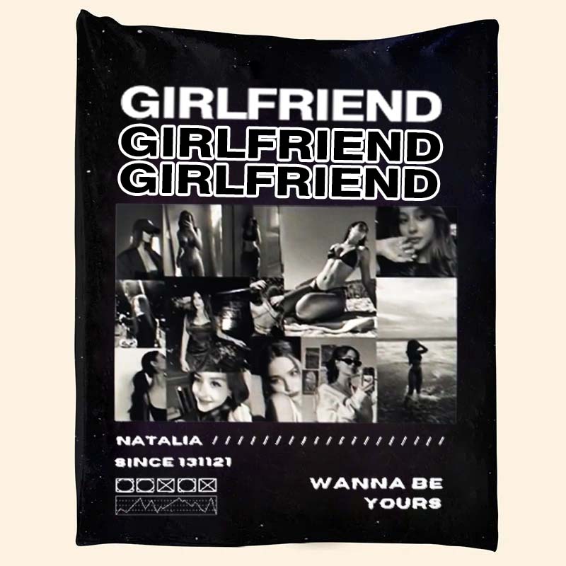 Custom Unique Girlfriend Photo Blanket - For Valentine's Day Gift