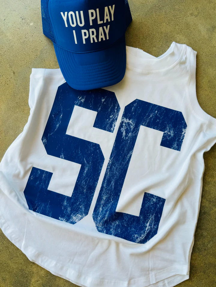 Custom #1 Fan Relaxed Tank | Gifts for Sports Mom