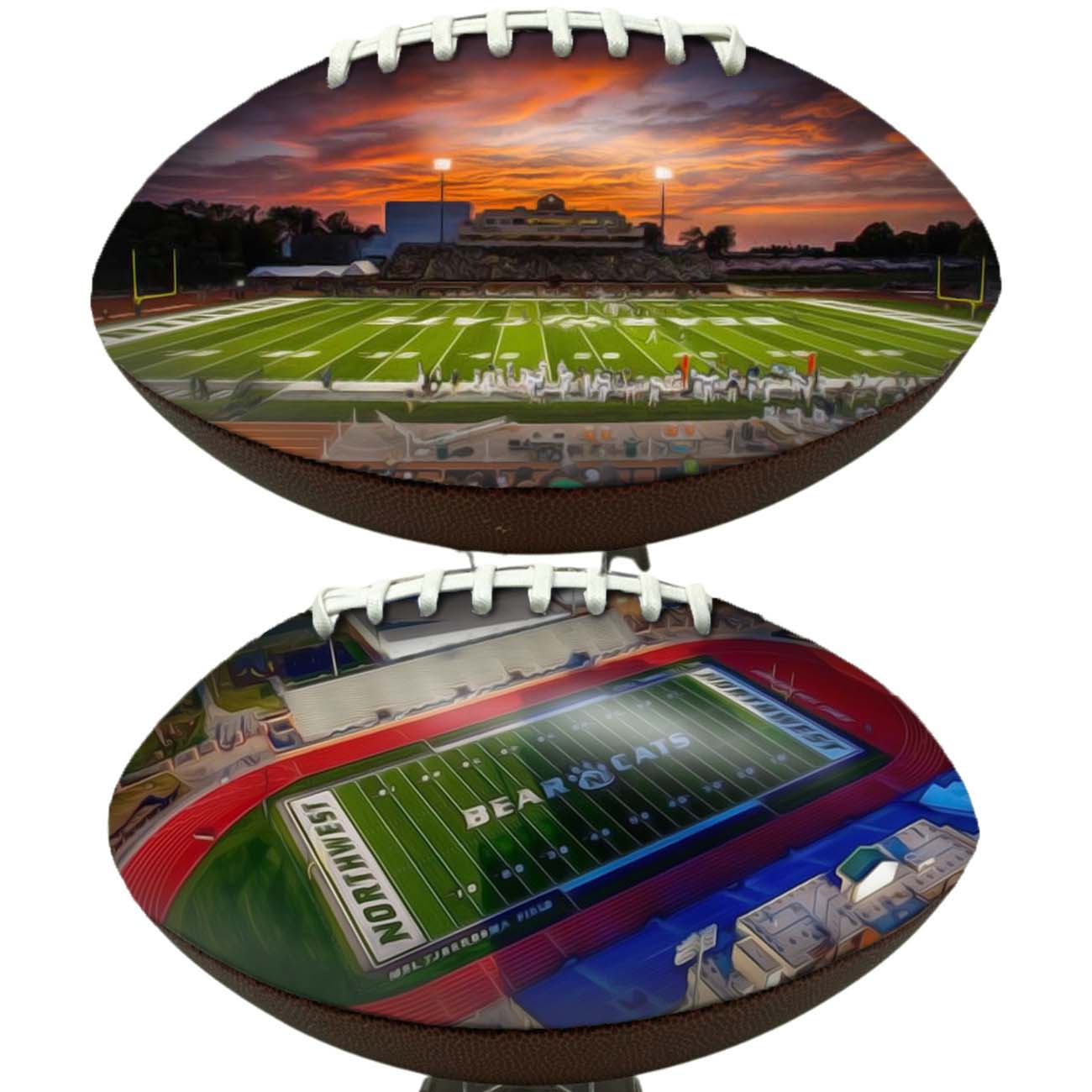 Bearcat Stadium Football University Series | Custom Footballs for a College Football Fan