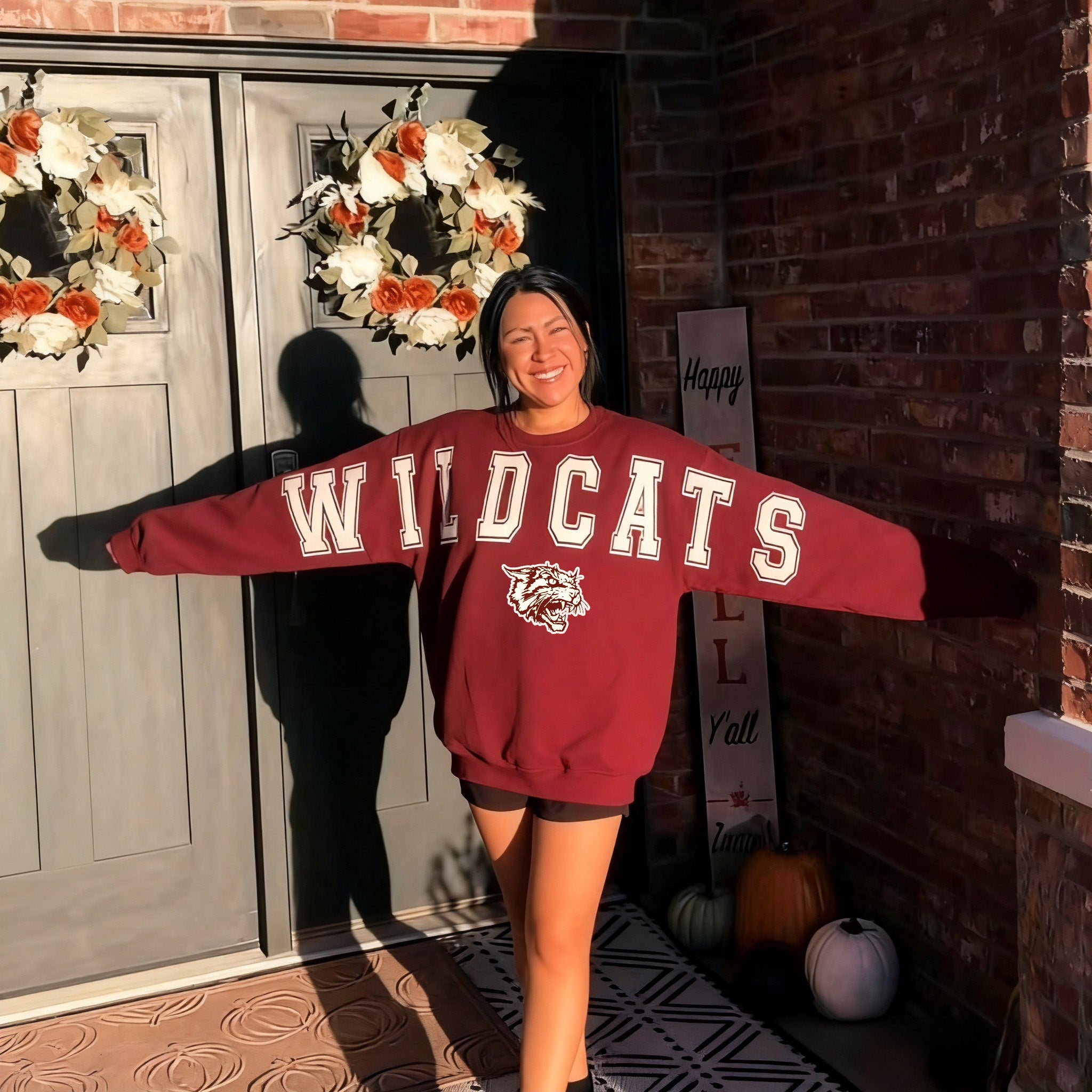 Custom Fan Sweatshirt | Game Commemorative Sweatshirt,Hoodie | Gifts for Sports Mom