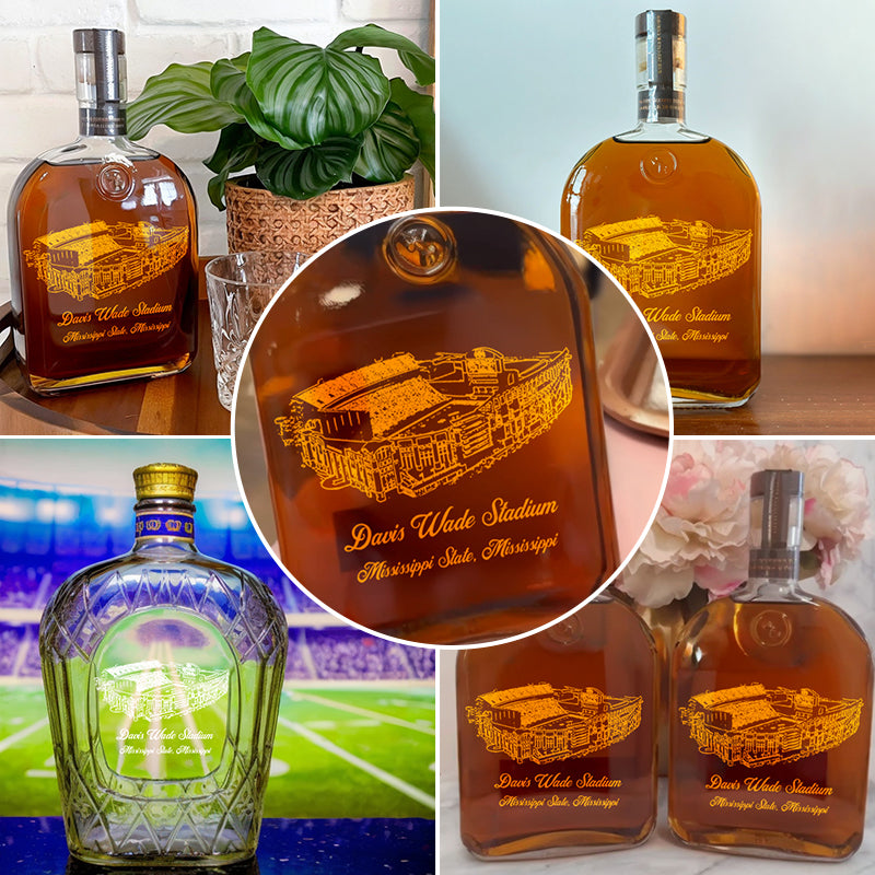 Custom Davis Wade Stadium Whiskey Bottles-Gifts For Sports Lovers
