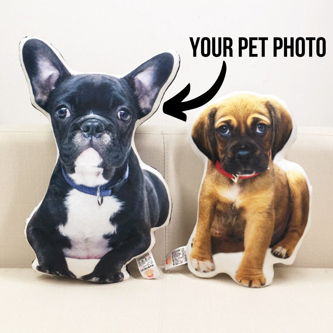 Custom Personalized 3D Pet Photo Pillow Cushion Dog Pillow, Pet Lover Gift