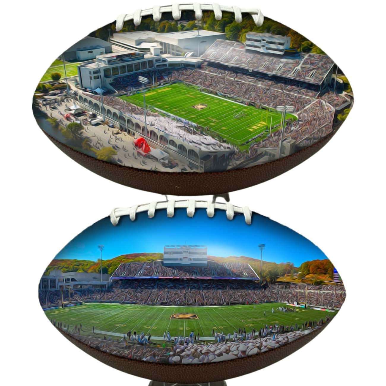 Michie Stadium Football University Series | Custom Footballs for a College Football Fan