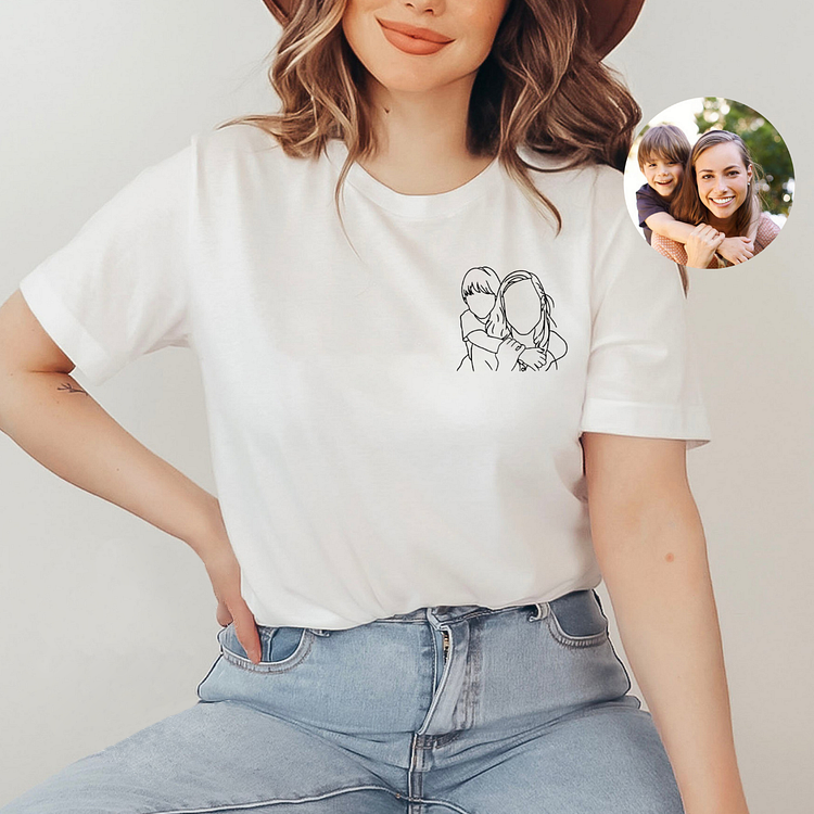 Mom and me-Custom Photo Shirt For Mom | Family Gift for Mama | Mother's Day Gift