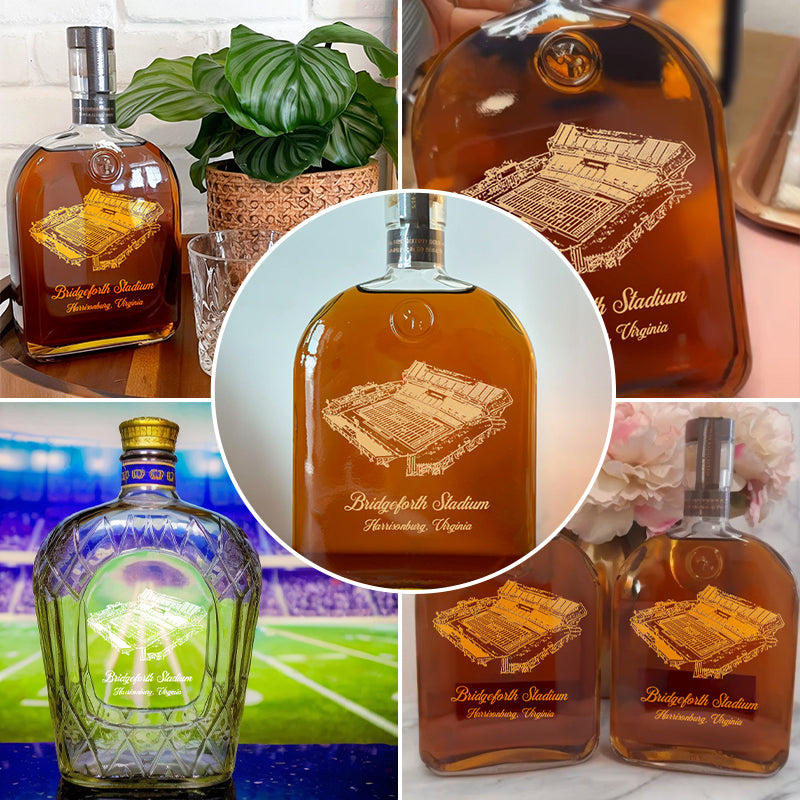 Custom Bridgeforth Stadium Whiskey Bottles-Gifts For Sports Lovers