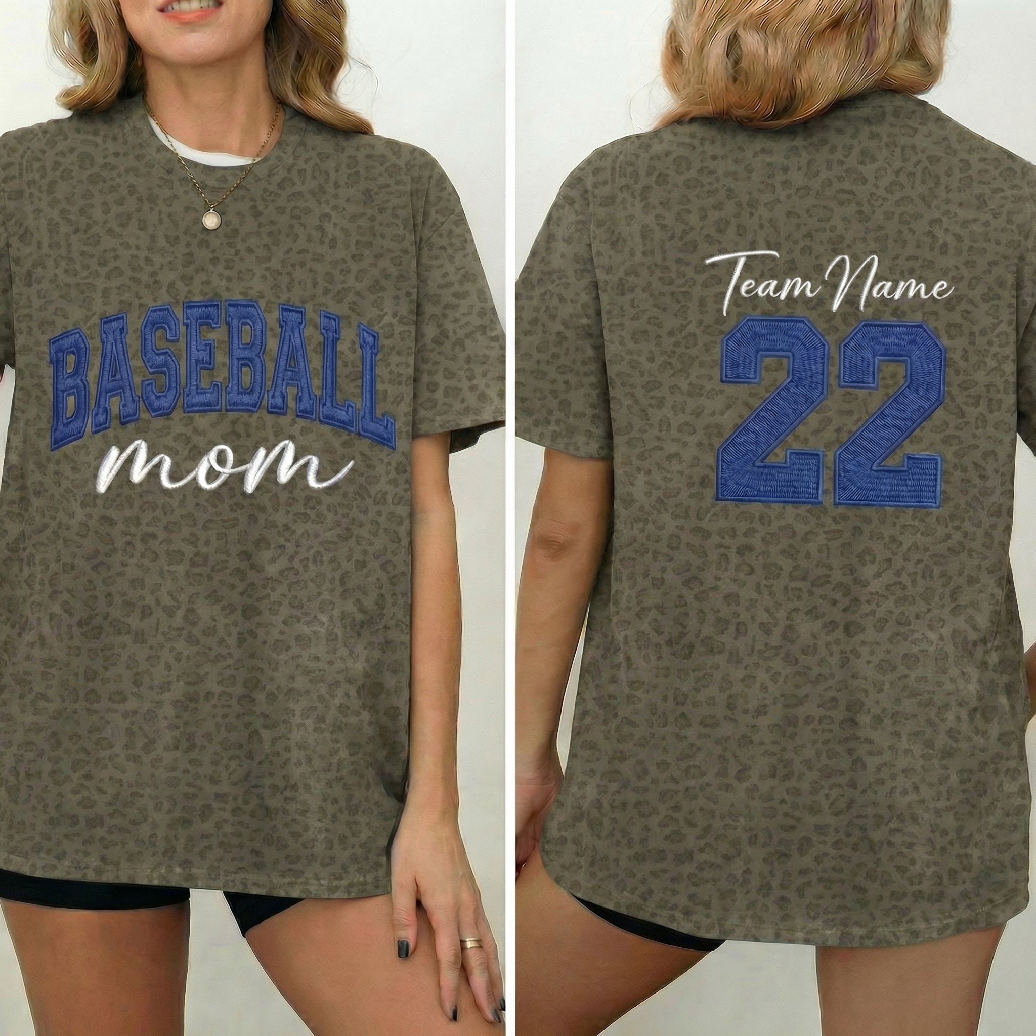 Custom Embroidered Baseball MAMA Sweatshirt Sports MAMA Sweatshirt – Personalized Embroidered Letters Sweatshirt Vintage Style | Gifts for Sports Mom