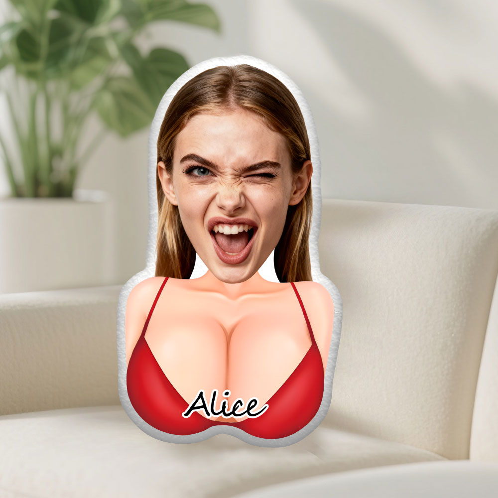 Custom Cartoon Pillow Dolls – Personalized Doll That Looks Like You | Mini Me Pillow With Face & Name For Chirstmas For Couple
