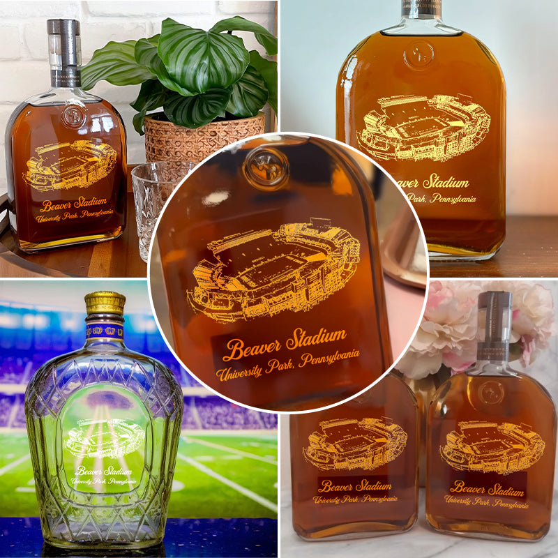 Custom Beaver Stadium Whiskey Bottles-Gifts For Sports Lovers