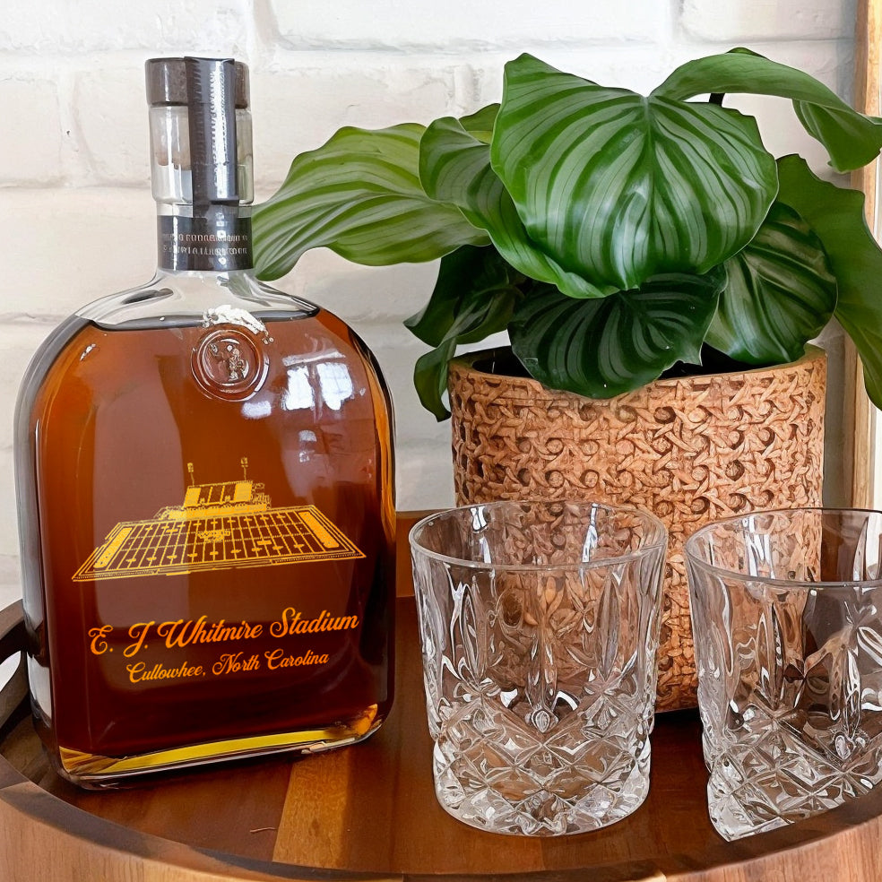 Custom E. J. Whitmire Stadium Whiskey Bottles-Gifts For Sports Lovers