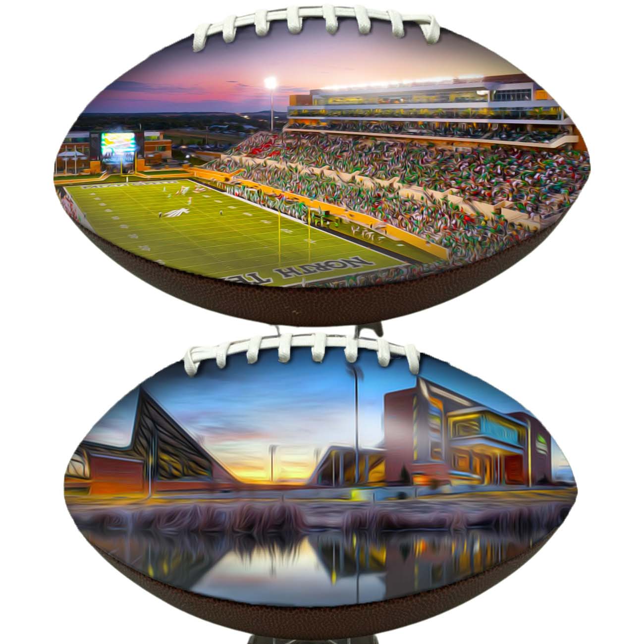 Apogee Stadium Football University Series | Custom Footballs for a College Football Fan