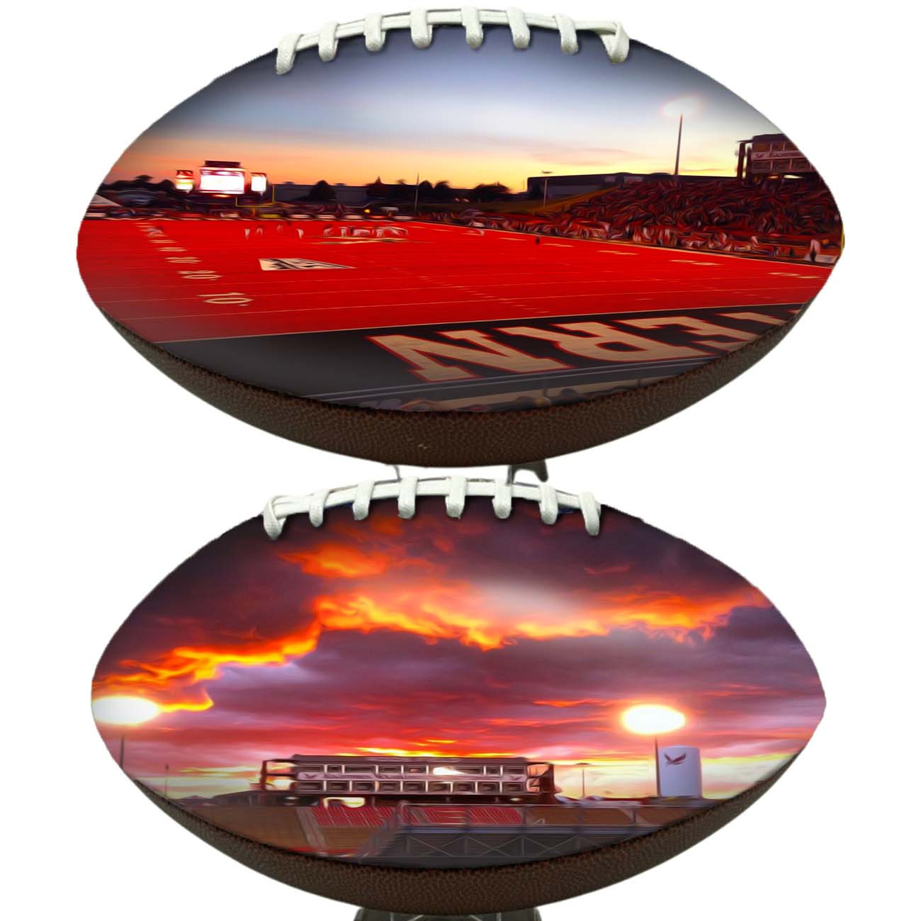 Roos Field Football University Series | Custom Footballs for a College Football Fan