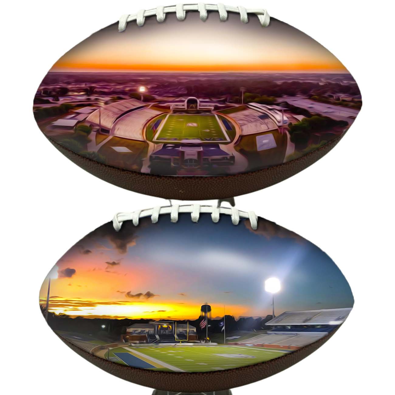 Allen E. Paulson Stadium Football University Series | Custom Footballs for a College Football Fan