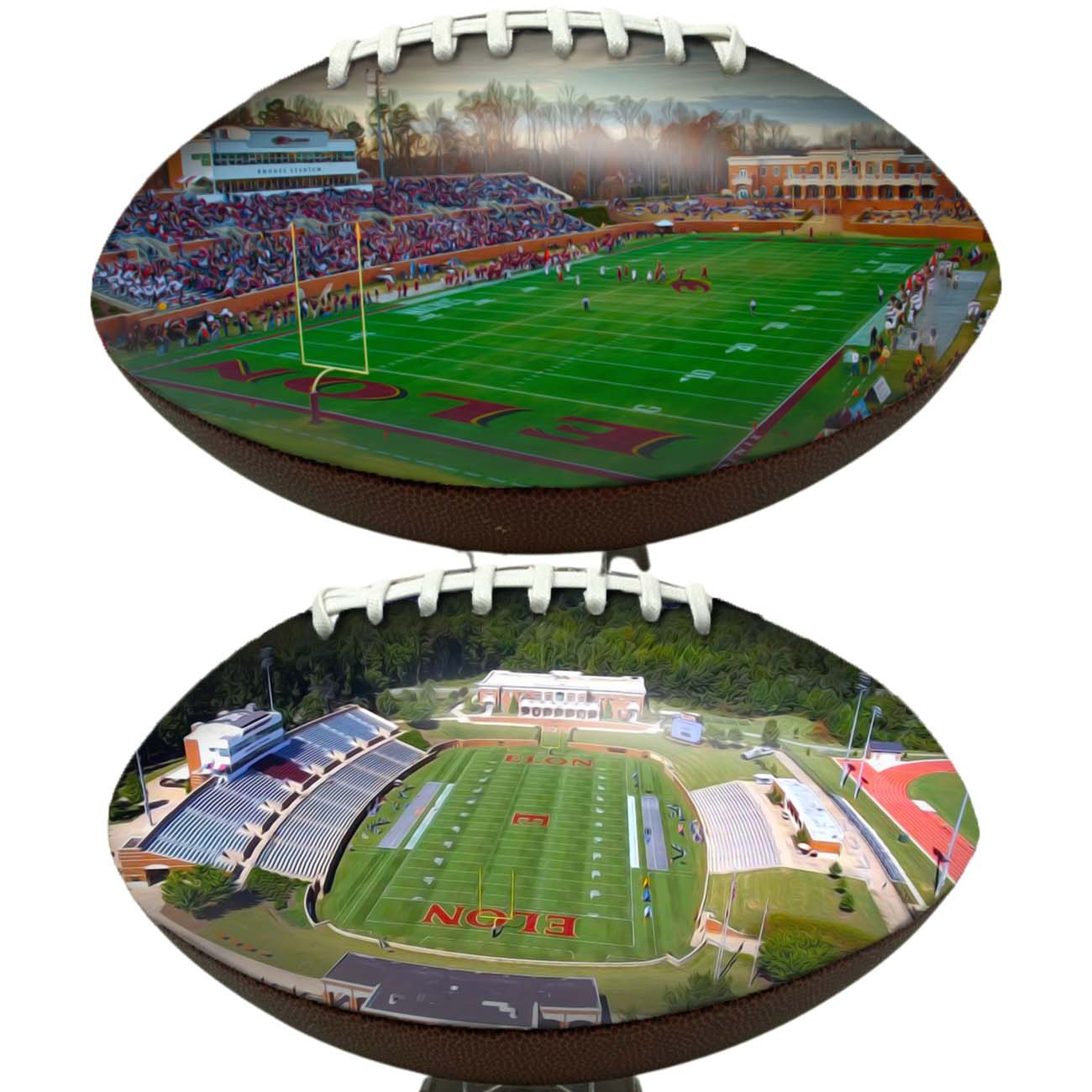 Rhodes Stadium Football University Series | Custom Footballs for a College Football Fan