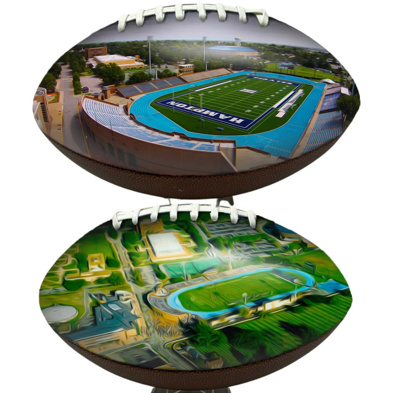 Armstrong Stadium Football University Series | Custom Footballs for a College Football Fan